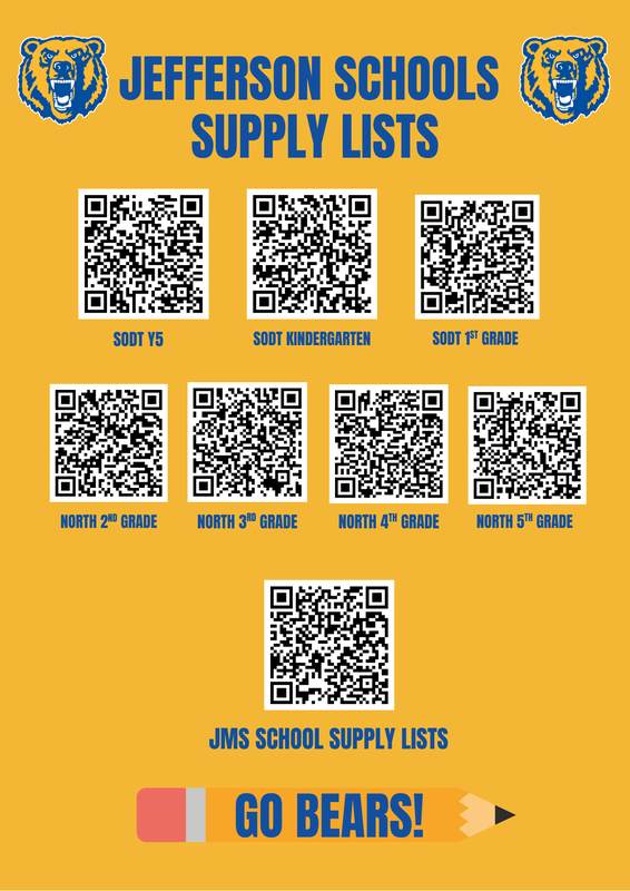 2025-2026 School Supply Lists