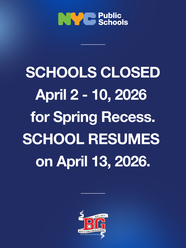 Schools Closed - Spring Recess 2026