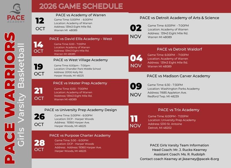 Girls Varsity Basketball Schedule Featured Photo