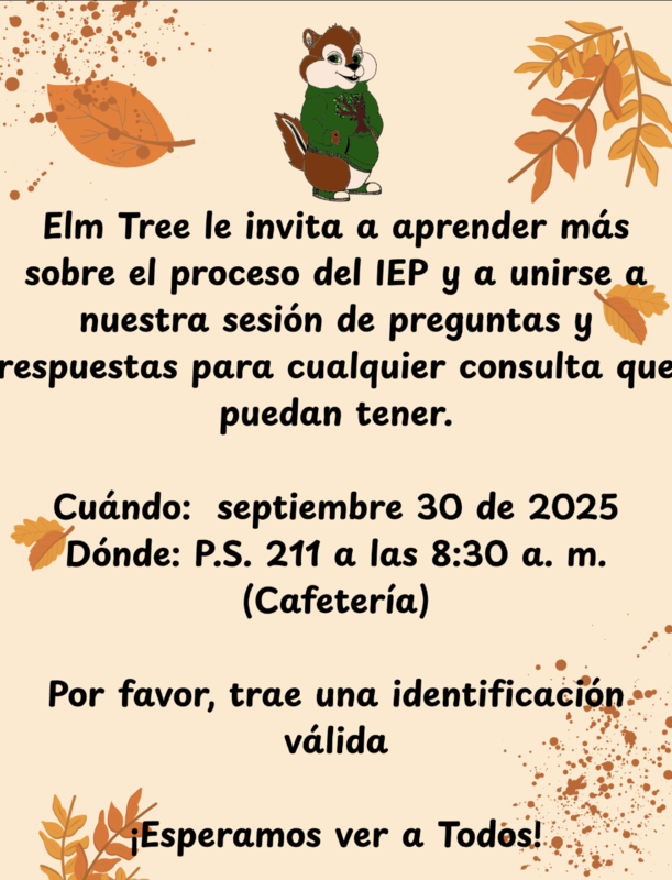 Spanish Flyer about IEP