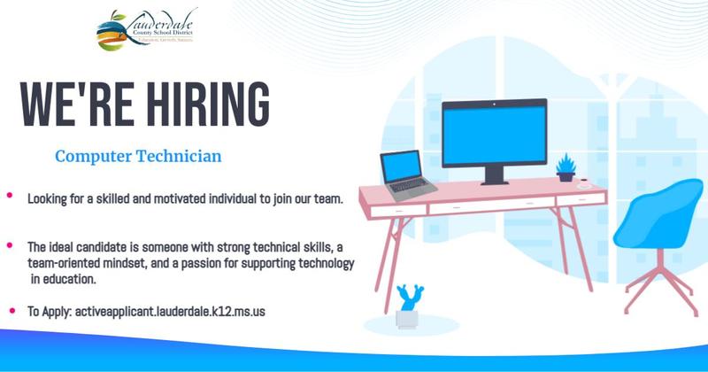 LCSD Computer Technician Hiring Notice