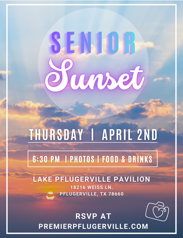 Senior Sunset on Thursday, April 2nd at 6:30 PM