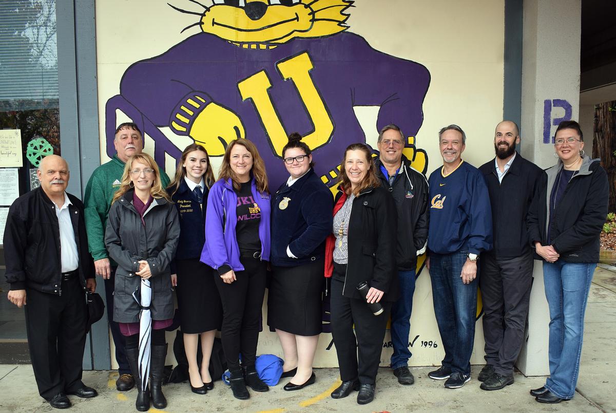 Mendocino County Superintendents Tour UHS Career Technical Education