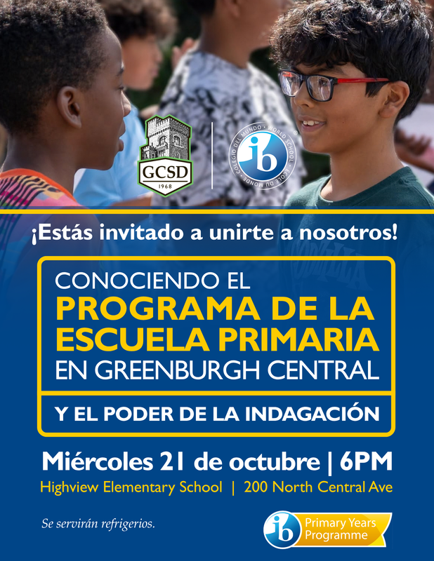 Getting To Know PYP at GCSD - SPANISH