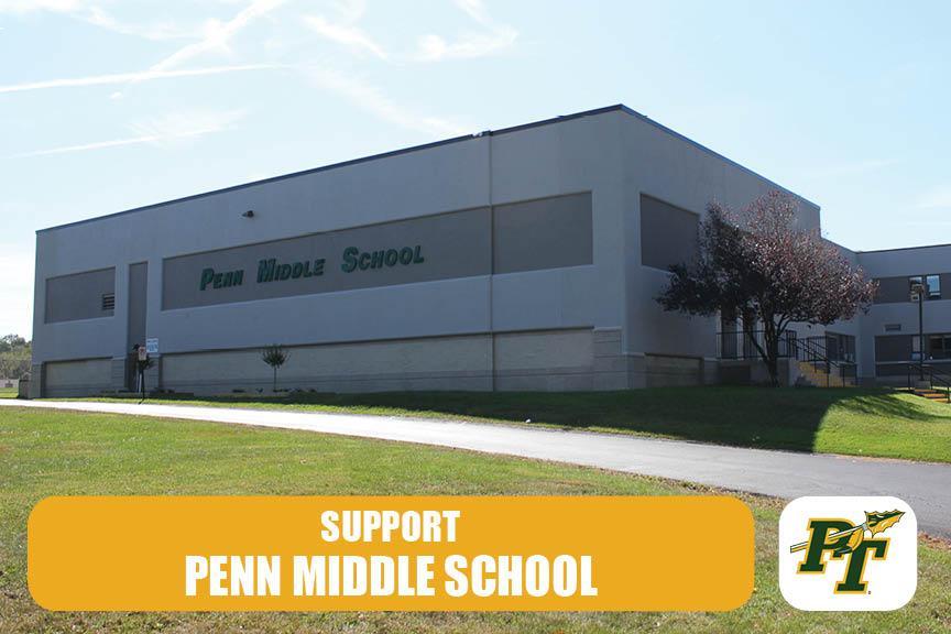 GRAPHIC SHOWING A LINK TO THE INFORMATION PAGE FOR PENN MIDDLE SCHOOL'S CAMPAIGN