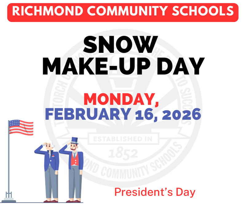 REMINDER: School IS in Session tomorrow, Monday, February 16th