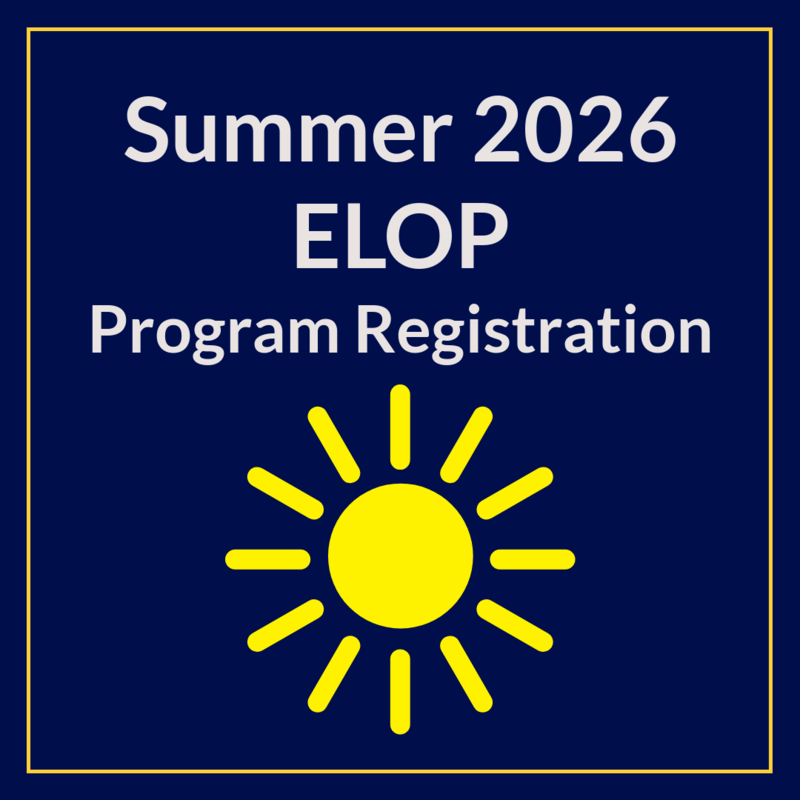 Summer Program Registration