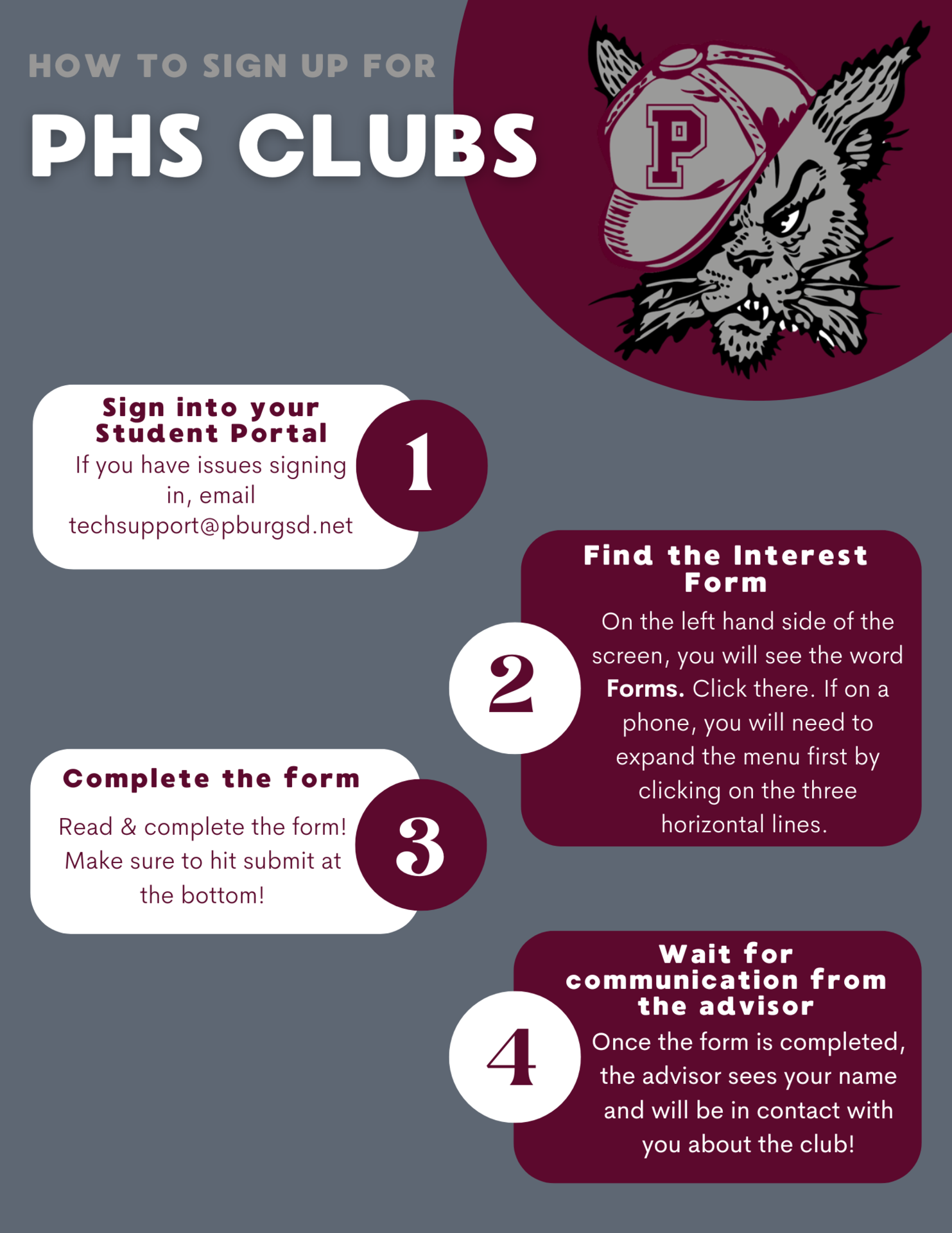 How to sign up for a club