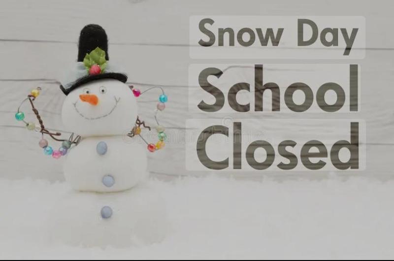 School closed snow day