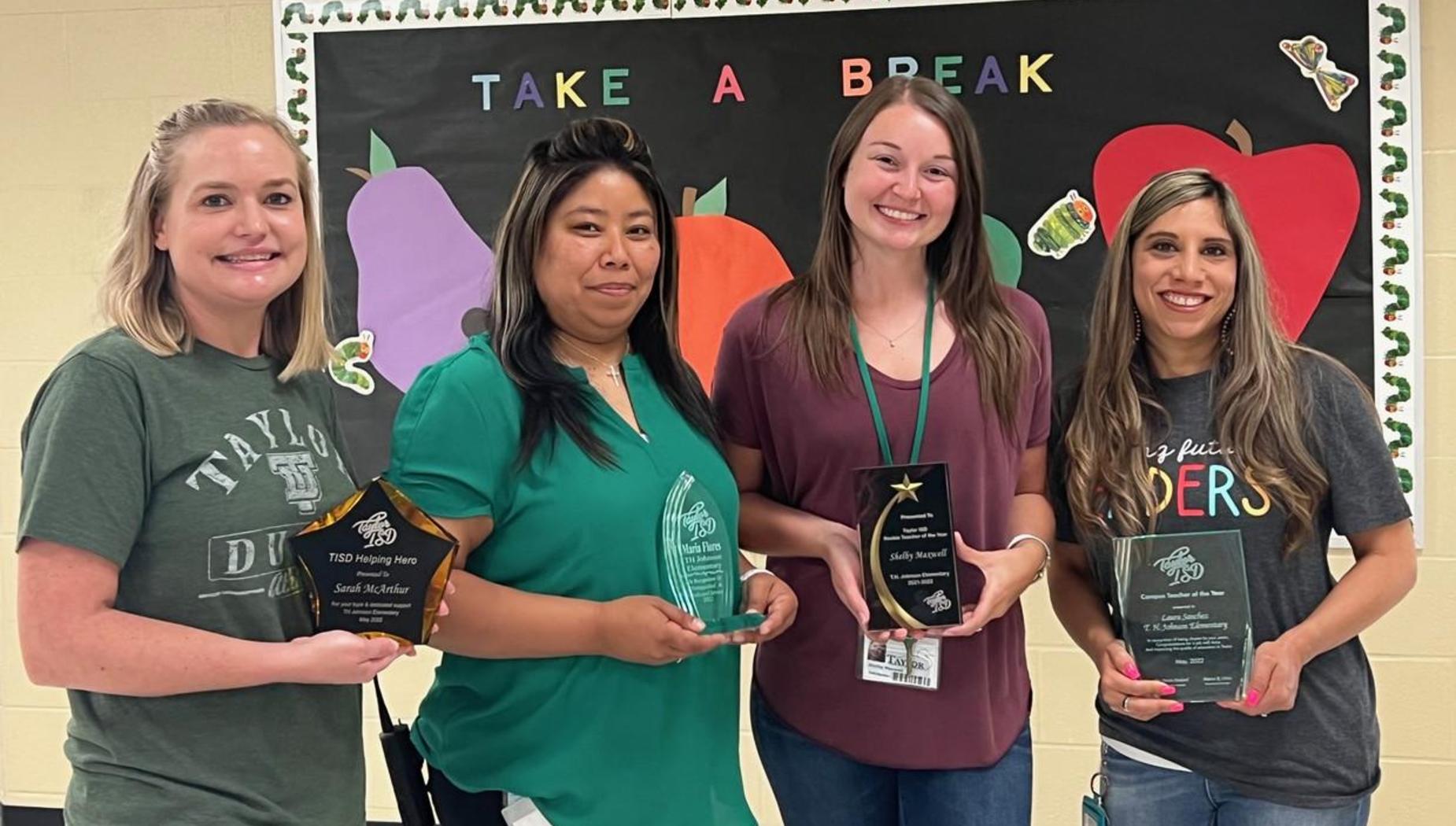 THJ Staff Award recipients