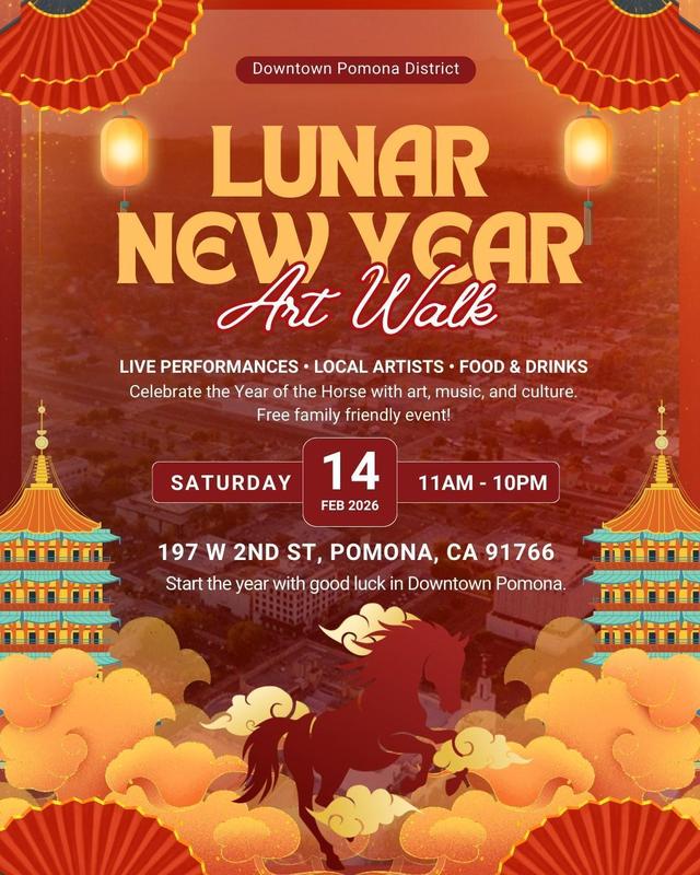 City of Pomona presents: Lunar New Year Art Walk  - image for web