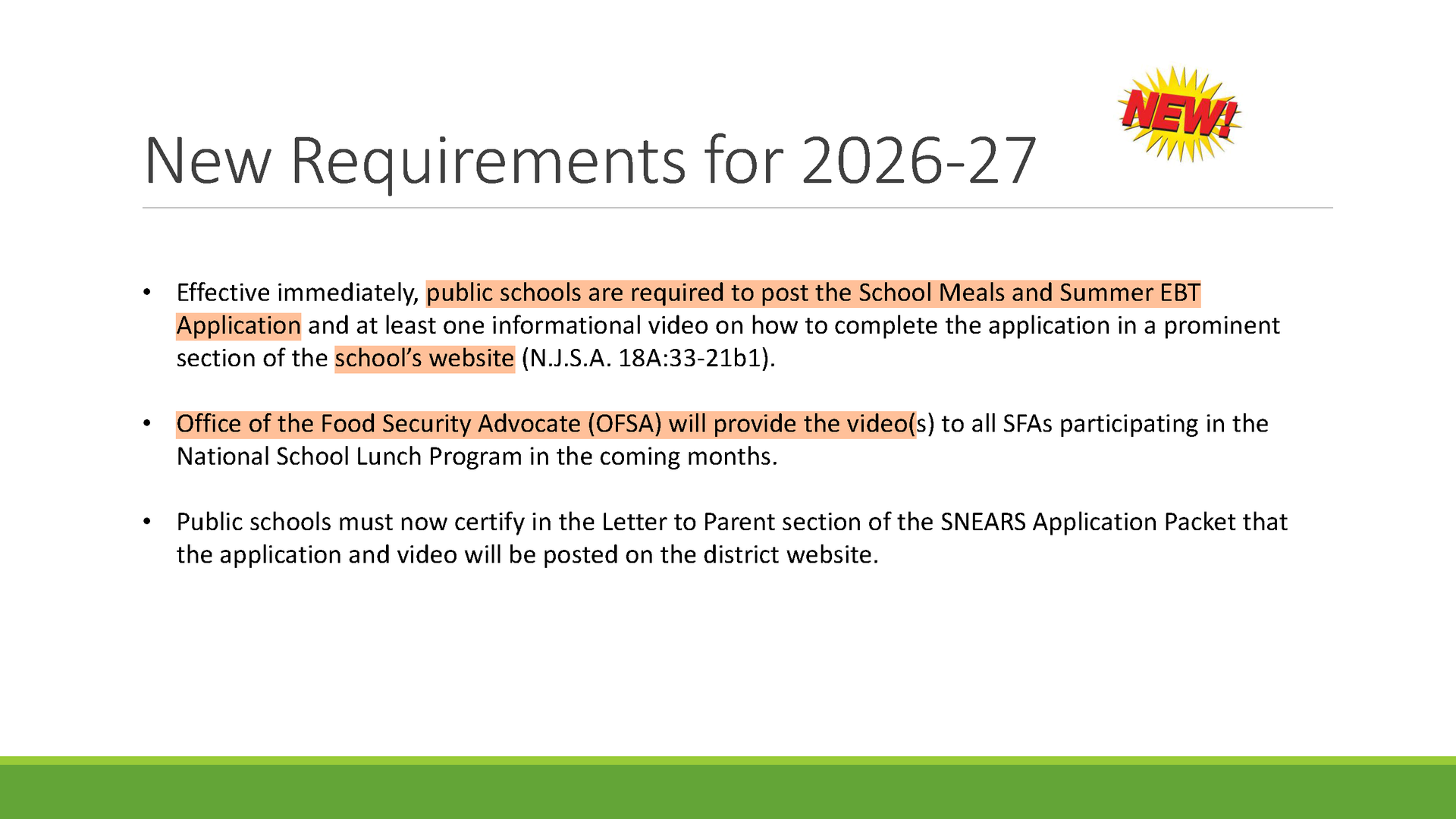 Requirements for Lunch App