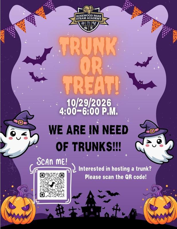 halloween images for annual trunk o treat invite.