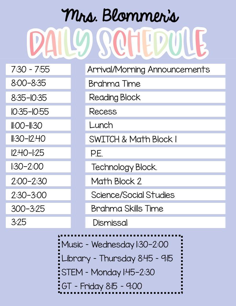 Mrs. Blommer's 3rd Grade Class! – Lyndsay Blommer – East Bernard Independent  School District