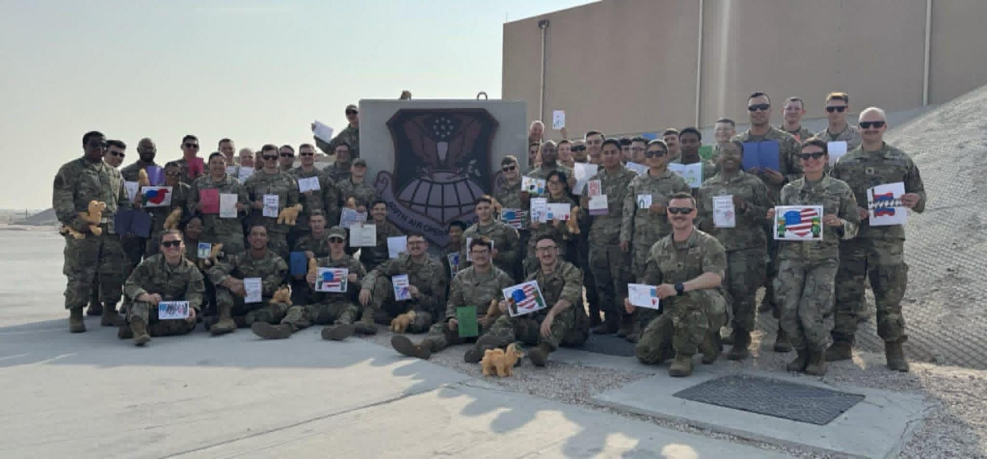 Confirmation LES Special Veteran's Day Cards Were Received in Iraq