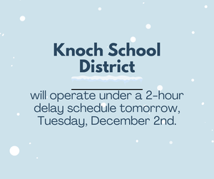 2 hour delay schedule tomorrow