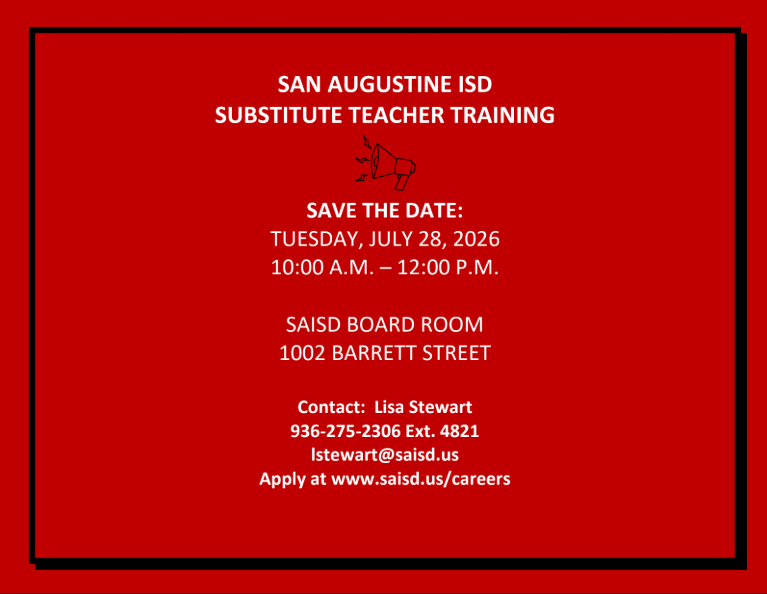 SAISD Substitute Training