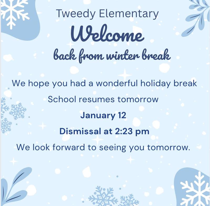 Winter back to school