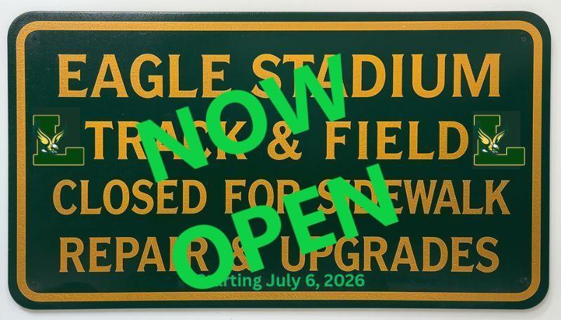 Track and Field Now Open