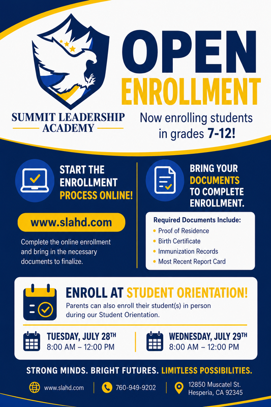 Open Enrollment Flyer