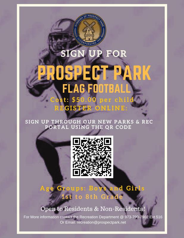 PROSPECT PARK FLAG FOOTBALL!