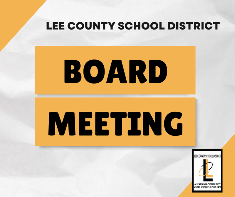 LCSD Called Board Meeting