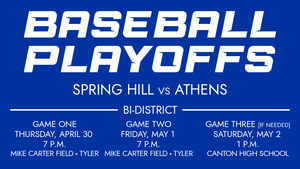 Baseball Playoffs - Bi-District
