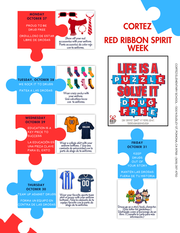 Red Ribbon Week Flyer