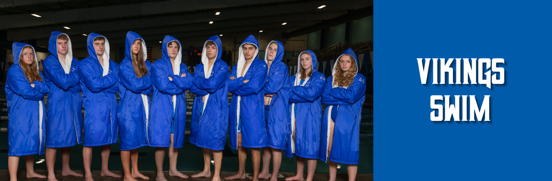 Viking Swim Team Seniors 2025