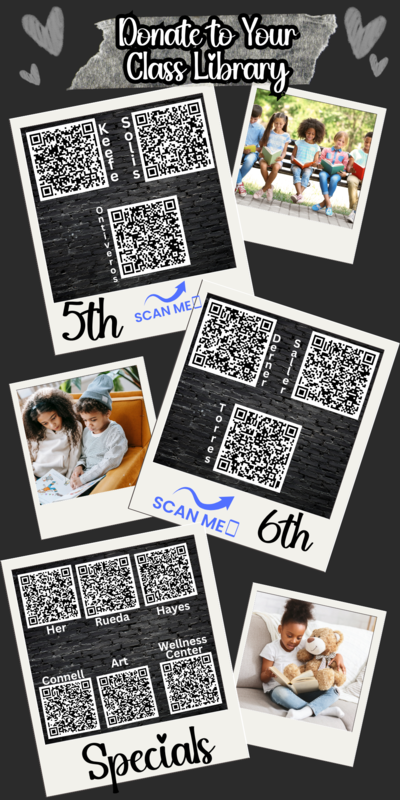 QR codes for each grade level
