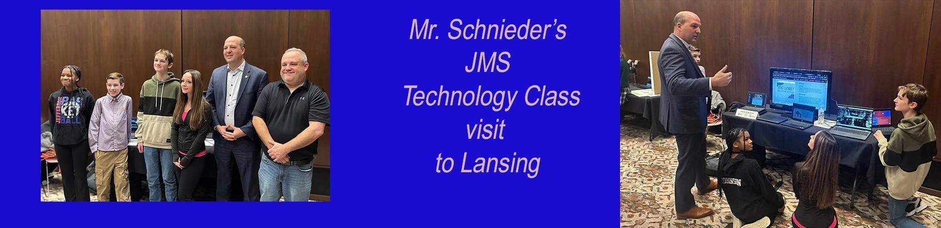 JMS Technology class visit to lansing