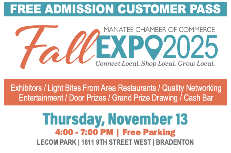 Join us at the Manatee Chamber Fall Expo! Featured Photo