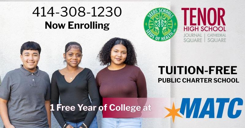 Ad for Tenor Enrollment. Call 414-308-1230