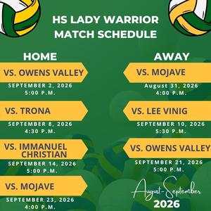 volleyball schedule