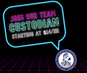 Custodian Job Flyer