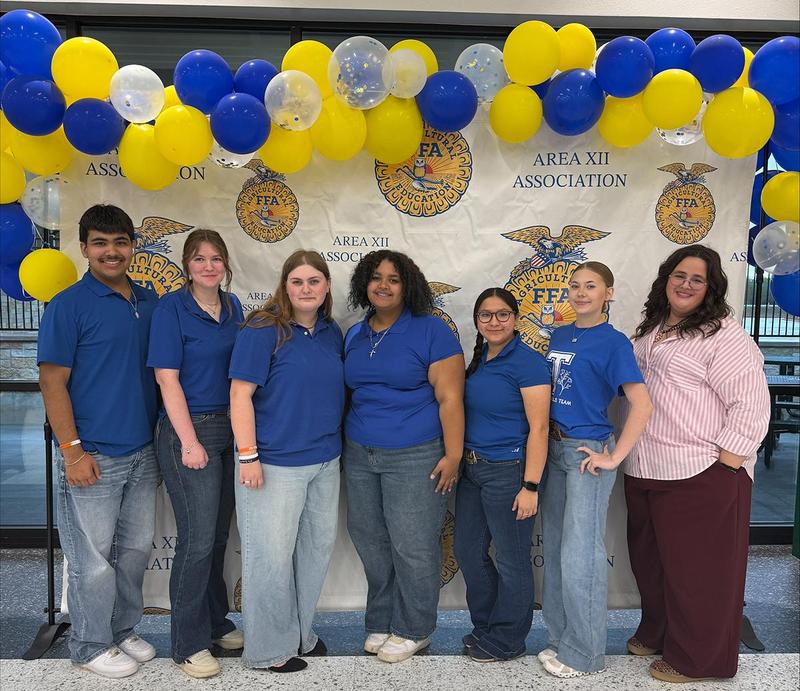 Temple HS Ag Skills Demonstration Team at Area Competition