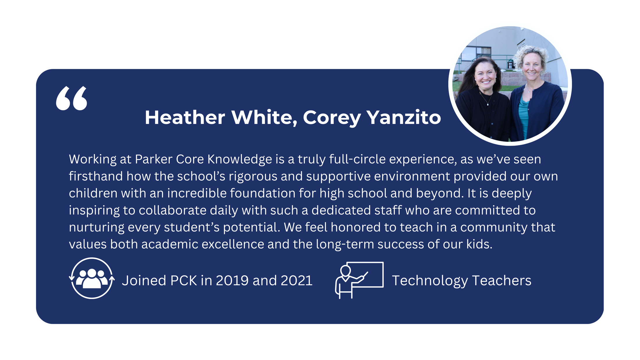 Why Teach at PCK? – Careers – Parker Core Knowledge