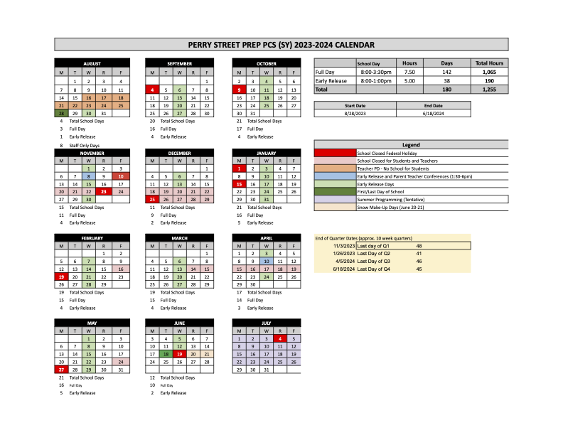 Perry Street Prep Summer Update for SY23-24 | Perry Street Preparatory Public Charter School