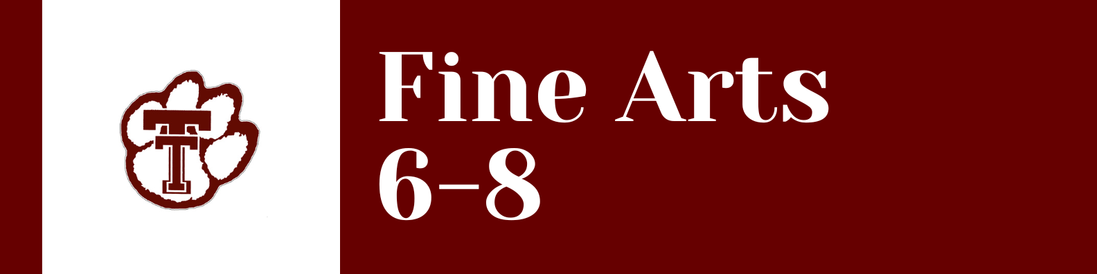 fine arts banner