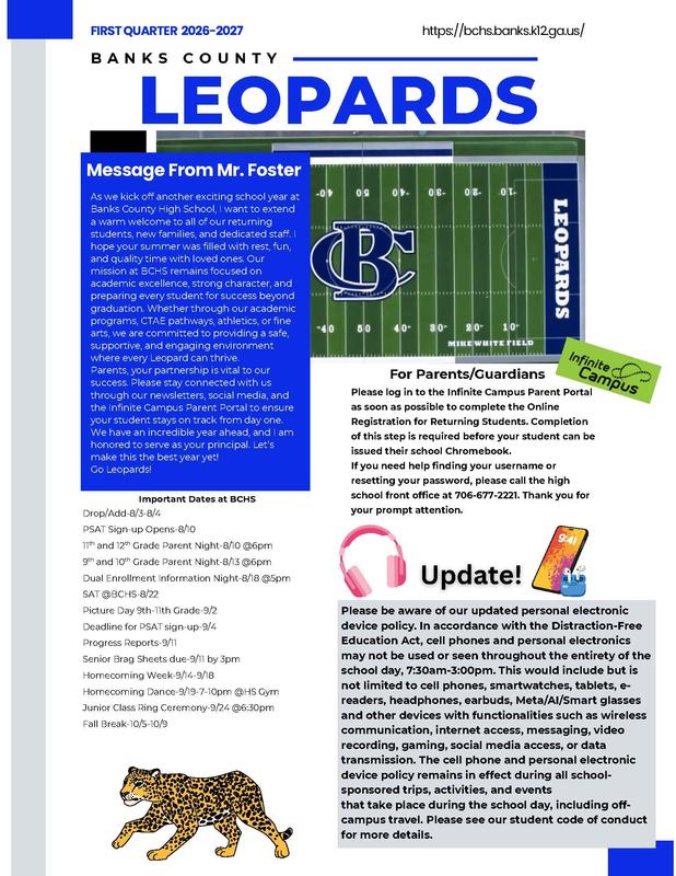 1st Quarter Newsletter