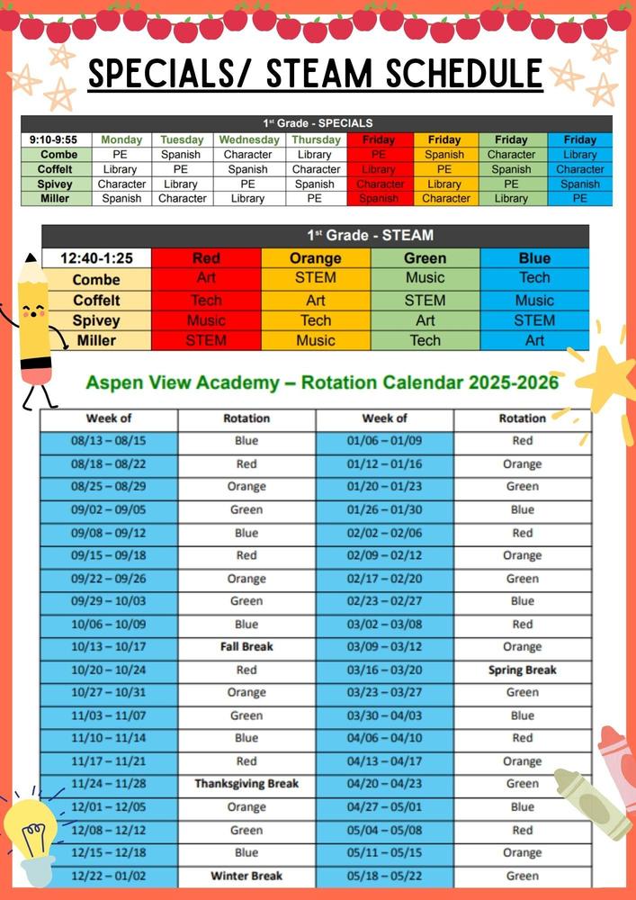 Schedule