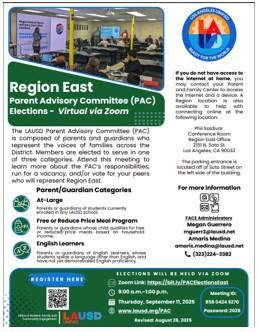 PAC flyer spanish