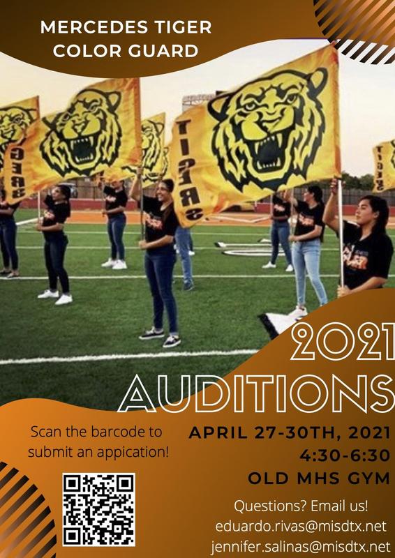 2021 Color Guard Auditions | Click to learn more Featured Photo