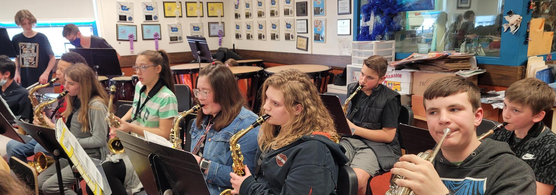 7/8 Grade Band Practice