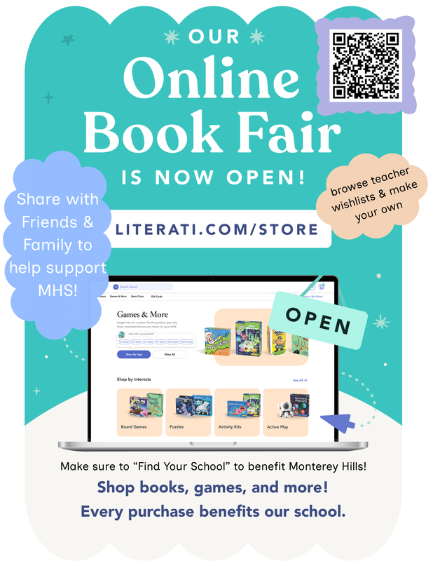 MHS Annual Book Fair is coming in November.  Our Online Store is now OPEN Featured Photo