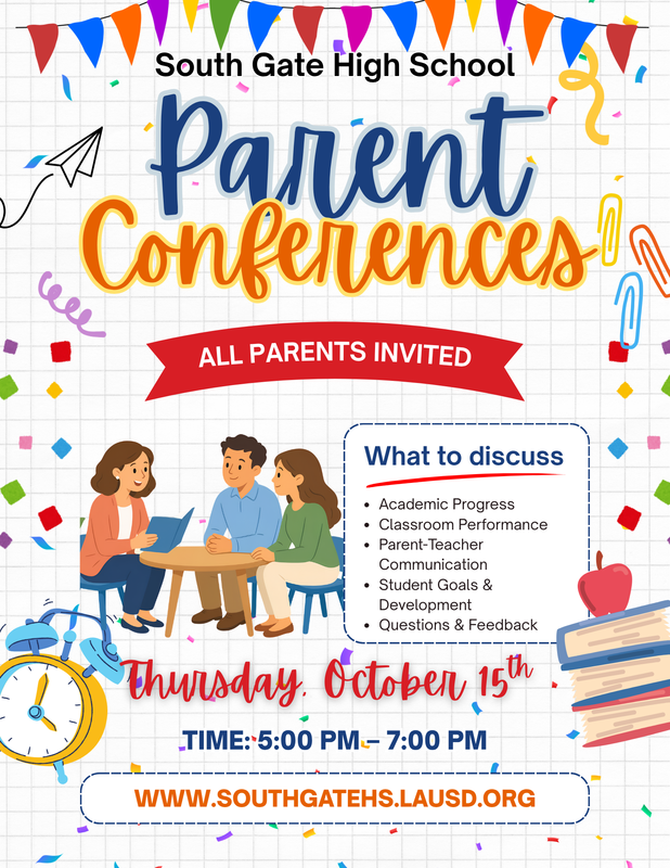 Parent Conferences Flyer