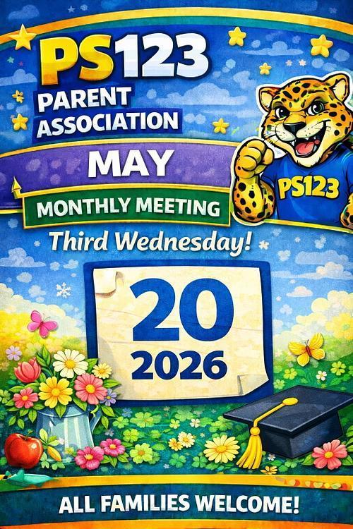 Parent Association sign for May meeting May 20