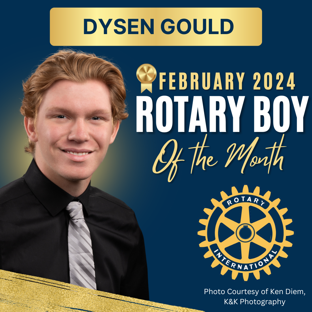 February Rotary Boy of the Month Punxsutawney Area High School