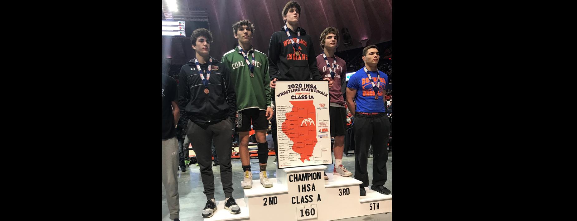 2nd place - individual wrestling state