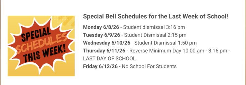 special schedules